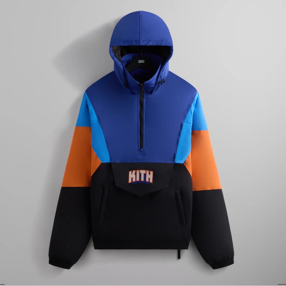 AUTHENTIC MENS KITH KNICKS QUARTER ZIP